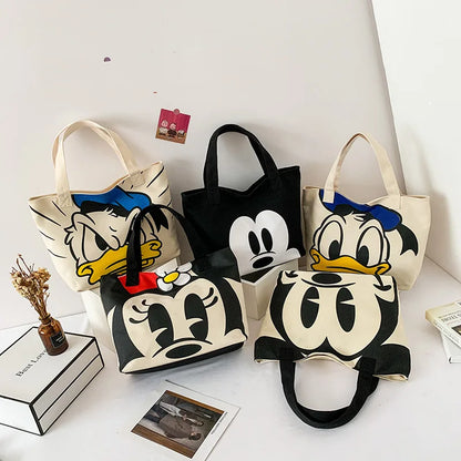 Bolso de lona con diseño de Mickey/Minnie Disney